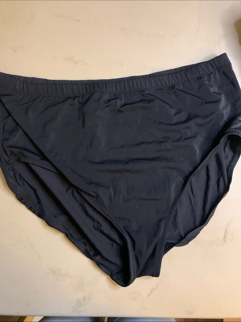 Classic High-Waist Navy Bikini Bottoms